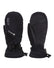 Pair of XTM Whistler II GORE-TEX snow mitts in Black, back and palm with wrist strap and barrel lock toggles