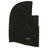 XTM Kids Kenny hood balaclava in Dark Grey microfleece, side view showing the lace toggle and woven label