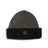 Shadow XTM Kids Hideaway Beanie, grey rib-knit crown with black cuff and tonal raised badge