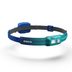 BioLite HeadLamp 425 in Teal/Navy, three-quarter view showing the flat front and rear battery