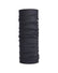 XTM Scenic UPF50+ neck gaiter in Pavement dark charcoal with a panel of small breathing holes