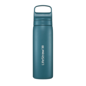 LifeStraw Water Bottle 500 ml / Laguna Teal Go 2.0 Stainless Steel Water Filter Bottle LGV418TLWW