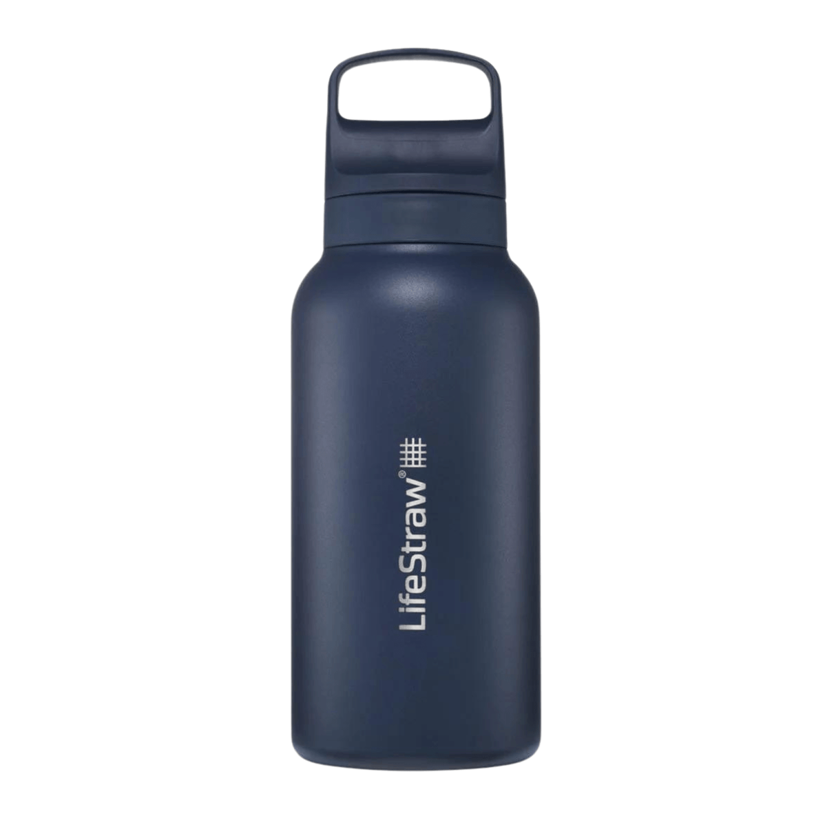LifeStraw Water Bottle 1 L / Aegean Sea Go 2.0 Stainless Steel Water Filter Bottle LGV41SASWW