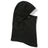 XTM Kids Merino wool balaclava in Black, side view showing the face opening and long neck