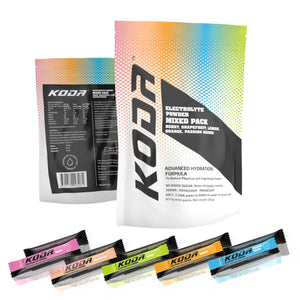 Koda Electrolyte Powders Box of 50 / Mixed Pack Koda Electrolyte Sticks MXEPS