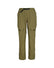 XTM Acacia women's hiking pants in Olive laid flat, front view with belt and leg flap pockets