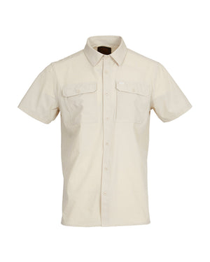 Sand XTM Dunkeld short sleeve hiking shirt on its own, front view