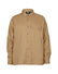 XTM Messmate men's hemp blend long sleeve shirt in Dune on its own, front view