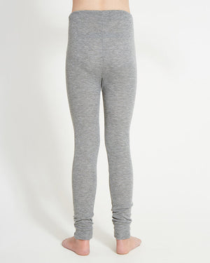 XTM Kids Heatflex Thermal Pant in Charcoal Marle, back view