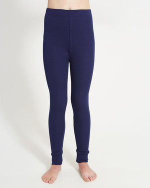 XTM Kids Heatflex Thermal Pant in Navy, front view on a child