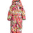 XTM Kids Papoose One-Piece Snow Suit in Magenta Banksia, flat product shot with wrap cuffs