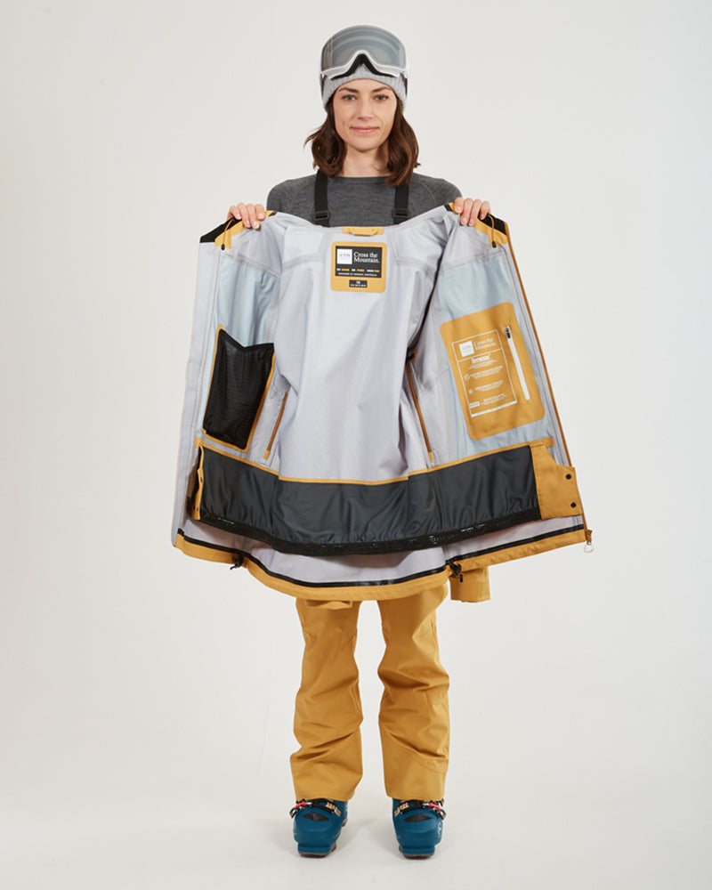 XTM Womens Solitaire Ski Jacket Mustard