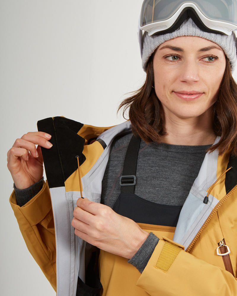 XTM Womens Solitaire Ski Jacket Mustard
