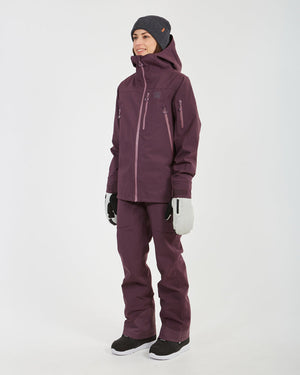 XTM Womens Solitaire Ski Jacket Plum
