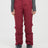 Front view of the XTM Smooch women's ski pants in Boysenberry worn with ski boots