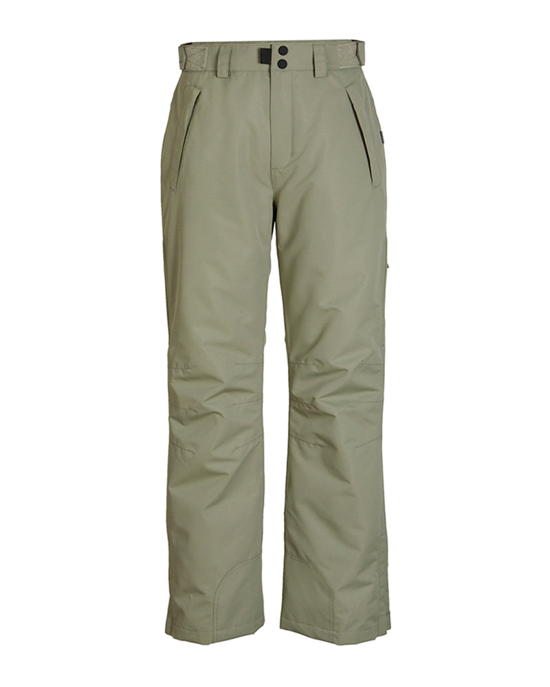 Light Khaki XTM Smooch women's ski pants on their own, front view