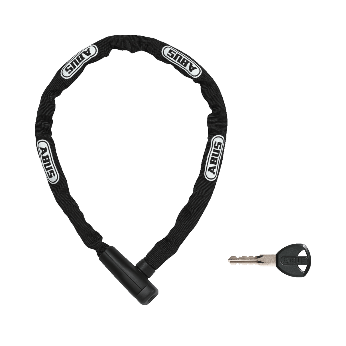 Abus Bicycle Lock 75cm X 5mm / Black Steel-O-Chain 5805k Key (No Bracket) AX71205