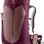 Deuter AC Lite 22 SL in Ashrose Cassis, burgundy and dusty rose front view