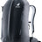 Deuter AC Lite 25 EL hiking backpack in Black, front three-quarter view with central front zip