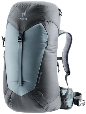 Deuter AC Lite 28 SL women's hiking backpack in Shale Graphite, front three-quarter view