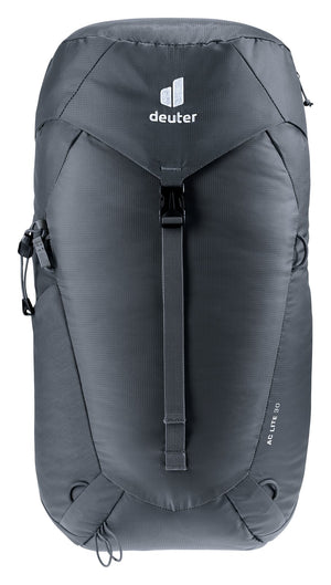 Deuter AC Lite 30 in Black, straight-on front view