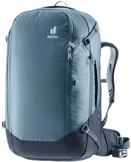 Deuter Access 55 in Atlantic Ink, blue travel backpack with navy base