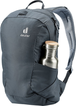 Detachable daypack from the Deuter Access Pro 60 SL in Black with a bottle in the side pocket