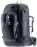 Deuter Access Pro 65 travel backpack in Black with the daypack zipped onto the front