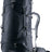 Deuter Aircontact Lite 50 + 10 in Black Graphite, front three-quarter view with stretch front pocket