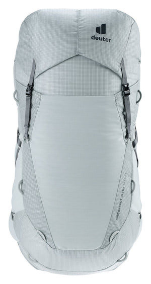 Deuter Aircontact Ultra 45+5 SL in Tin Shale, straight-on front view