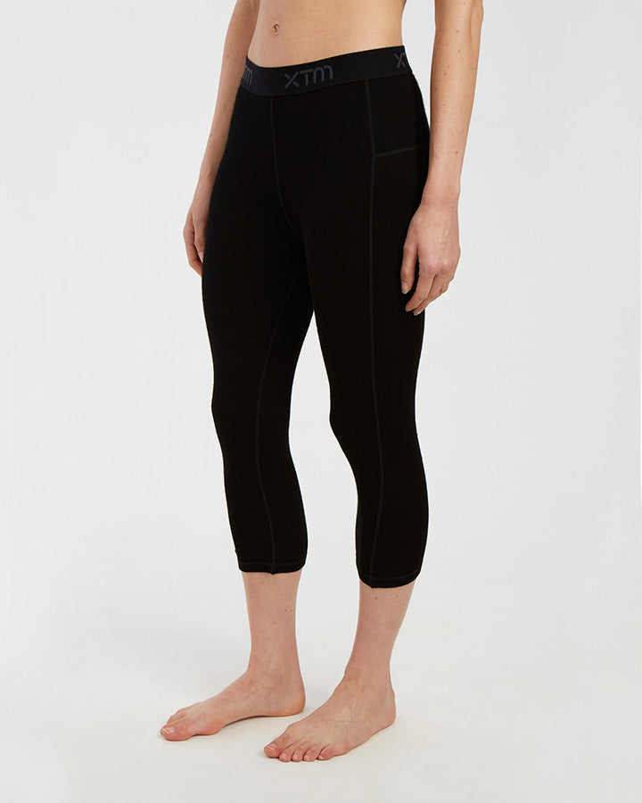Ladies Merino 230 Wool 3/4 Length Thermal Pants