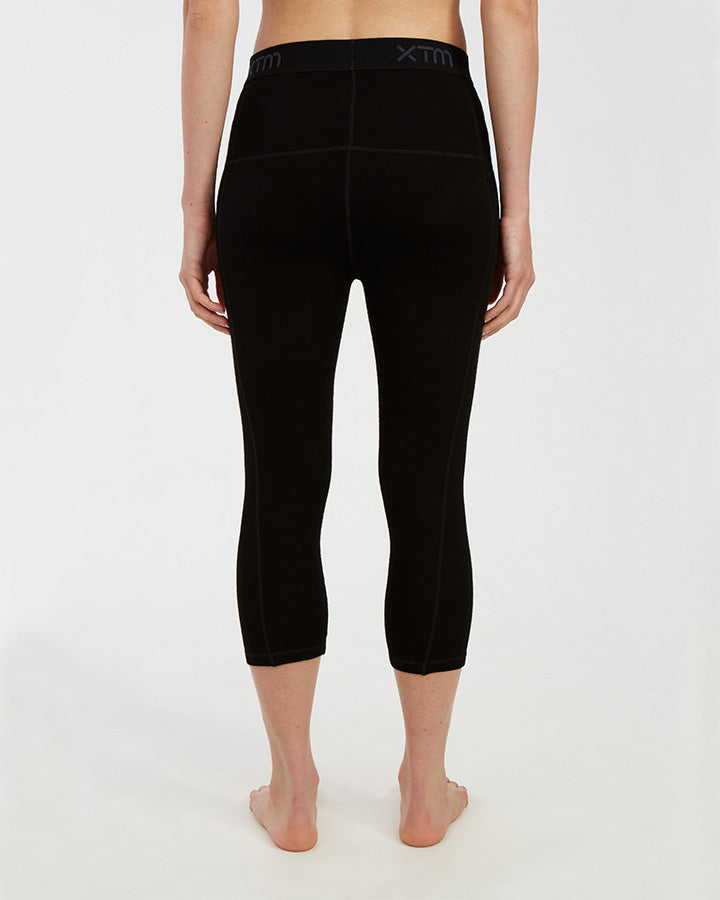 Ladies Merino 230 Wool 3/4 Length Thermal Pants