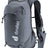 Deuter Ascender 13 trail running vest in Black, front three-quarter view with pole holster hanging from the strap