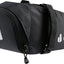Deuter Bike Bag 0.8 black zipped saddle bag with hook-and-loop strap and reflective logo