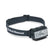 Black Diamond Storm 550 headlamp in Black on a dark grey headband