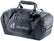 Deuter Duffel 70 travel duffel bag in Black, three-quarter view with padded handles