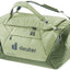 Deuter Duffel Pro 90 in Mineral Grove, sage green duffel, three-quarter view