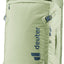 Deuter Duffel Pro Movo 90 in Mineral Grove, sage green wheeled duffel with handle extended