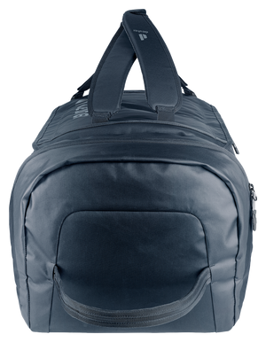 Deuter Duffel Pro Roller 90 top end with grab handle and zipped side pocket