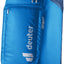 Deuter Duffel Pro Roller 90 in Neptune Nightblue, bright blue with navy trim, standing upright