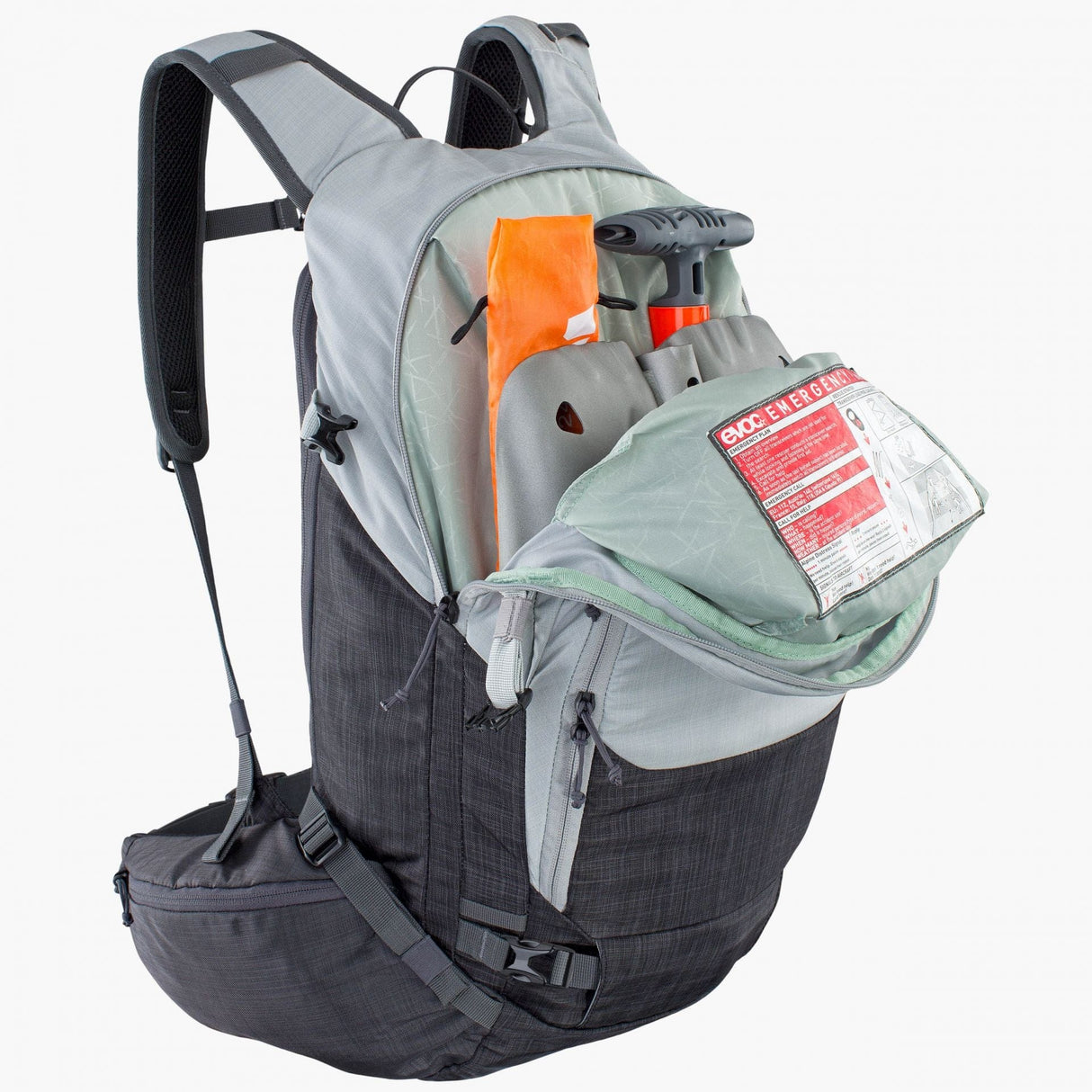 Evoc Ski Backpacks Silver - Heather Carbon Grey Line 30 EV200213127