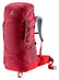 Deuter Fox 30 in Masala Cherry, red kids hiking pack, front three-quarter view