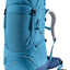 Deuter Fox 40 kids' hiking backpack in Wave Nightblue, front three-quarter view