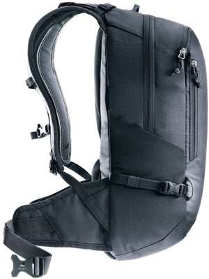 Side profile of the Deuter Freecline 15 with compression straps and hip fin