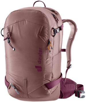 Deuter Freerider 28 SL in Ashrose Cassis, dusty pink pack with plum trim
