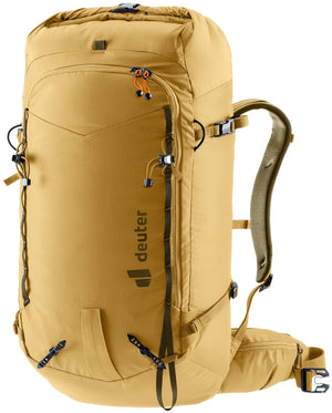 Deuter Freescape Lite 26 in Savanna Nori, mustard-yellow front three-quarter view