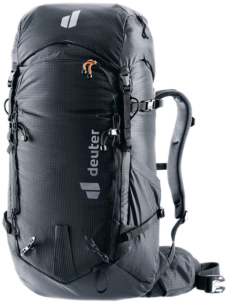 Deuter Freescape Tour 30 SL women's ski touring pack in Black, front three-quarter view