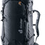 Deuter Freescape Tour 38 SL women's ski touring pack in Black, front three-quarter view