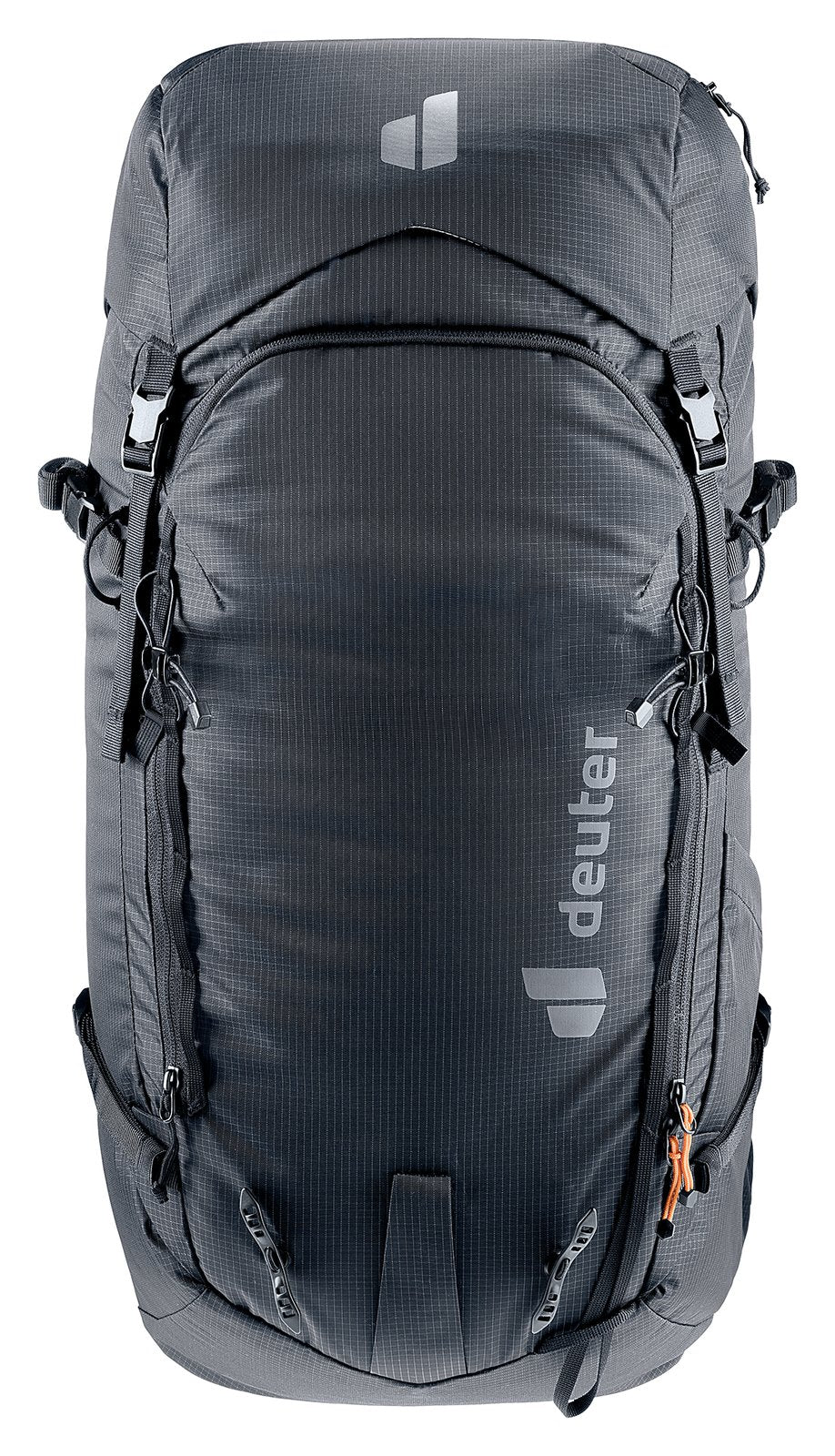 Deuter Freescape Tour 40 in Black, straight-on front view
