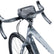 Deuter Front Bag 1.2 strapped to the centre of the drop handlebars of a grey gravel bike, above the stem